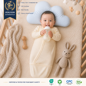 Combinaison bébé en bambou certifiée OEKO-TEX, écologique, hypoallergénique, non toxique, pour nouveau-né, en provenance du Vietnam - Product Image 3