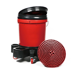 Plastic Car Wash Bucket Car Detailing Brush Holder Bucket Caddy Organizer Custom Set