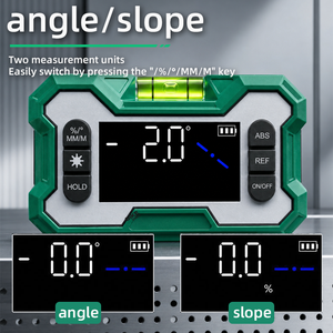 Inclinomètre laser numérique à faisceau vert haute précision avec affichage LED pour la mesure <span class=keywords><strong>de</strong></span> pente et la détection d'angle magnétique - Product Image 5