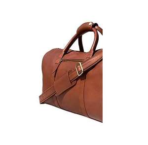 Bolsa de Viaje de Cuero Genuino para Hombre y Mujer, Bolsa para Ropa, la Mejor Bolsa de Mano de Cuero Auténtico para Unisex, Proveedores Premium - Product Image 3