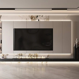 Support mural <span class=keywords><strong>moderne</strong></span> en bois pour meubles universels pour le salon et l'hôtel cabriolet et extensible avec panneau <span class=keywords><strong>d</strong></span>'<span class=keywords><strong>angle</strong></span> réglable - Product Image 4