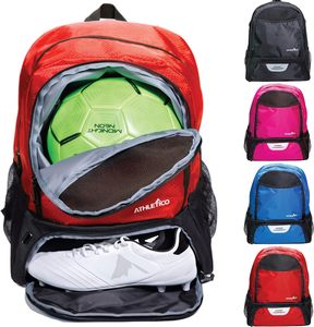 Free sample Soccer Backpack <b>Large</b> Sports <b>Bag</b> for Men Women Custom with <b>Laptop</b> Compartment Best for Football Soccer Bagent - Product Image 5