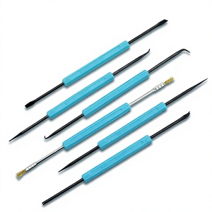 Outils d'assistance à la soudure JNT, ensemble de 6 pièces, poignée en acier pour la réparation de cartes de circuits imprimés - Product Image 3
