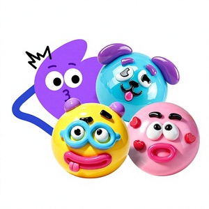 Jouet à presser <span class=keywords><strong>en</strong></span> caoutchouc souple à rebond lent, modèle visage <span class=keywords><strong>de</strong></span> chien transformable, le best-seller - Product Image 5