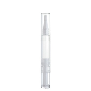 Applicateur cosmétique rond en plastique à torsion pour blanchiment dentaire et gloss, avec logo personnalisé - Product Image 1