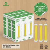 Trampa Adhesiva para Moscas de Primera Calidad, Sólida, Efectiva y Duradera, 360°, Ecológica, Impermeable, No Tóxica, de Larga Duración, para Interiores/Exteriores