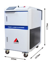 Machine de nettoyage au laser à fibre Raycus JPT IPG, machine de décapage de la rouille et de la peinture au laser portable, décapage de la rouille des surfaces en acier, en aluminium et en alliage