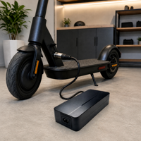 Chargeur de trottinette électrique avancé Joyun LK150-5460300 haute efficacité 54,6V 3A 168W, adaptateur de batterie au lithium pour vélo électrique et trottinette (sortie d'usine)