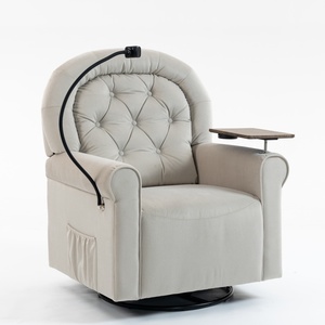<span class=keywords><strong>Fauteuil</strong></span> de massage pivotant et à <span class=keywords><strong>bascule</strong></span> moderne <span class=keywords><strong>pour</strong></span> la maternité, idéal <span class=keywords><strong>pour</strong></span> salon, extérieur et appartement, avec plateau amovible et support téléphone - Product Image 2