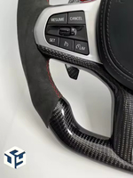 Volant de direction en cuir lisse pour l'intérieur automobile, M Performance pour BMW E90 E92 E93