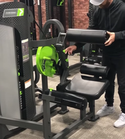 SK Commercial Pin Loaded Back Muscle Trainer Professionnel pour l'entraînement des muscles du haut du dos avec support pectoral et pile de poids