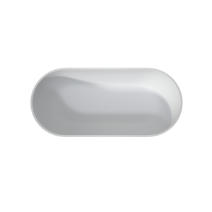 Baignoire en résine de pierre blanche OEM ODM avec bain à remous de 1650 mm pour salle de bain, fournisseur de baignoires antidérapantes sur mesure Maydon - Product Image 2