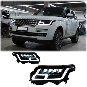 Phares à matrice LED 12V Neufs pour Land Rover Range Rover L405 2013-2017 Amélioration DRL Animation de démarrage bleue Clignotant - Product Image 1