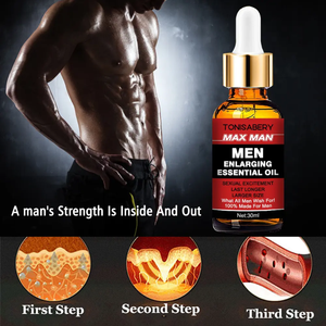 Huile de massage liquide pour soins personnels masculins à base de plantes, favorise la fonction sexuelle, l'agrandissement du pénis masculin, sans effets secondaires pour le corps adulte - Product Image 6