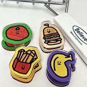 Personnalisé mignon Kawaii dessin animé <span class=keywords><strong>Anime</strong></span> PP acrylique trombones personnalisé papeterie Clips pour Sublimation pour une utilisation en classe de bureau - Product Image 4