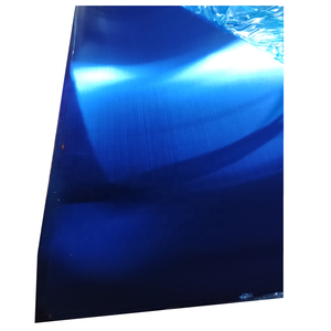 מראה מוברש נירוסטה סליל כחול ואקום צבע ציפוי שכבת ציפוי מוברש לסיים נירוסטה לקישוט המסעדה קישוט - Product Image 2