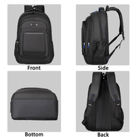 Sac à dos pour ordinateur portable T611 18,9 pouces, Oxford imperméable, sac à dos de voyage pour le bureau, sac à dos pour étudiants, sac à dos portable pour les trajets quotidiens, sac à dos pour ordinateur portable professionnel