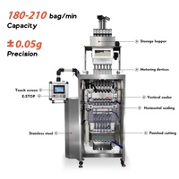 Machine de remplissage et d'emballage automatique VFFS multi-pistes pour poudres d'électrolytes en sachets, 6 voies, pour mélange d'hydratation de haute performance