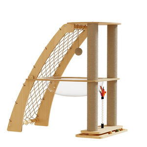 <b>Cat</b> <b>tree</b>, <b>cat</b> bed, space capsule, solid wood turntable toy, self-entertainment and entertainment, <b>cat</b> scratching post, climbing - Product Image 5
