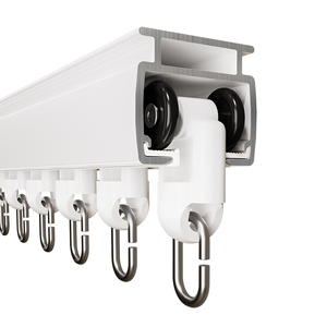 <span class=keywords><strong>Rail</strong></span> de rideau droit simple, léger et facile à installer, <span class=keywords><strong>pour</strong></span> chambre à coucher, salon, fenêtre - Product Image 5
