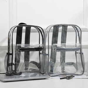 Sac à dos transparent imperméable en PVC, capacité 36L, pour étudiants, unisexe, style streetwear, été <span class=keywords><strong>2022</strong></span> - Product Image 2