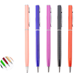 Kreativer rotierender Kugelschreiber aus Metall 0,5mm Schreib breite Anpassbares Logo Gedruckt für Schule und Werbung - Product Image 1