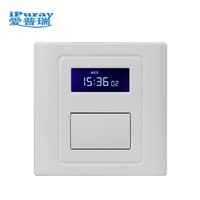 Sakelar Timer Terprogram 2-Kabel Daya Tinggi 2000W, Pengontrol Siklus Digital 220-240V AC, Pengaturan Multi-Period untuk Beban Tunggal