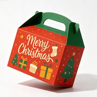 Boîte cadeau pliable en carton écologique avec dorure à chaud et impression offset