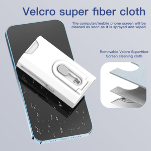 Cepillo de limpieza antipolvo para teléfono móvil, material ABS, color azul, Navidad, 2023 - Product Image 3
