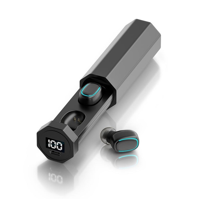 A7 New Wireless 5.0 Headset LED Digital Display In-ear Stereo Android Ultra-long Battery Life Standby HiFi Sound Quality Voice