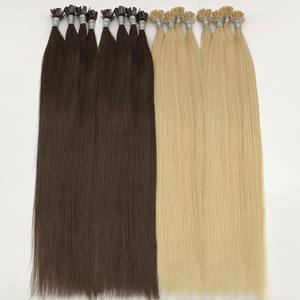 Extensions de <span class=keywords><strong>Cheveux</strong></span> Humains Remy Ondulés à Pointe Plate Micro Kératine, Mèches à la Kératine, Extensions à Pointe Plate en Kératine - Product Image 5