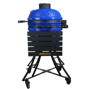 <span class=keywords><strong>Parrilla</strong></span> Kamado de Cerámica Auplex de 18 Pulgadas, Ahumador de Carbón para Barbacoa, <span class=keywords><strong>Parrilla</strong></span> para Cocinar al Aire Libre en el Jardín con Carrito de Hierro para Uso Doméstico - Product Image 2