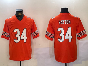 Großhandel genähte American Football Trikots Neue Saison #34 Payton #17 Moore Chicago Bears Stick trikots - Product Image 3