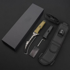 Er Corvo ด้ามจับ G10ใบมีดสแตนเลสคุณภาพสูงปรับแต่งได้สำหรับอุตสาหกรรม DIY OEM - Product Image 6