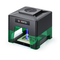 Voedselveilige lasergraveermachine 3W mini draagbaar voor het graveren van fruit, koekjes en taartoppervlakken