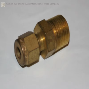 ข้อต่อทองเหลืองแบบตัวผู้ขนาด 1/4 นิ้ว x <span class=keywords><strong>3</strong></span>/8 นิ้ว Mnpt รุ่น B-400-1-<span class=keywords><strong>2</strong></span> ของแท้ใหม่พร้อมส่ง สำหรับระบบอัตโนมัติในอุตสาหกรรม แพ็คเกจเฉพาะสำหรับ PLC - Product Image 1