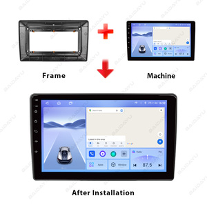 BAIDAYU Reproductor GPS de 10 Pulgadas con Pantalla Táctil <span class=keywords><strong>Multimedia</strong></span> Android Auto y CarPlay 4G con Cámara de Reversa para <span class=keywords><strong>Fiat</strong></span> 500L 2012 - Product Image 6