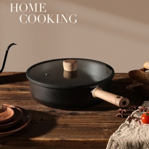 Juegos de utensilios de cocina antiadherentes de titanio <span class=keywords><strong>Carote</strong></span>, uso en estufas de inducción y gas, sartén antiadherente de titanio con tapa de vidrio de silicona - Product Image 5
