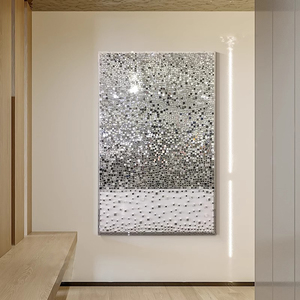 Peinture murale contemporaine moderne en acrylique transparent sculpté sur mesure, style nature morte 3D, œuvre d'art pour hôtel, vente en gros - Product Image 2
