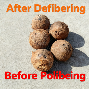 HN QDMECH peralatan pengolahan kelapa hijau, mesin penghilang dan pengupas rambut tua sangat efisien dan mudah dioperasikan - Product Image 4