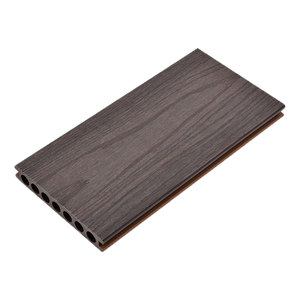 LT Manufacturer Anti-fading <b>Moisture</b>-proof Co-extruded WPC Decking Crack-resistant Garden Outdoor Composite Wood Decking - Product Image 2