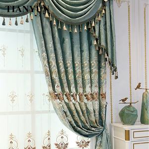 <span class=keywords><strong>Anti</strong></span> <span class=keywords><strong>Bruit</strong></span> Rideaux De Luxe De Mode Européenne Chenille Polyester Broderie Ménage Rideaux Pour Chambre Salle À Manger - Product Image 5