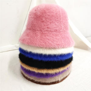 Otoño y el invierno nueva <span class=keywords><strong>peludo</strong></span> sombrero de pescador coreano de mujer de moda sombrero de sol, sombrero japonés - Product Image 2