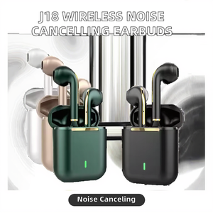 Audífonos Intrauditivos J18 TWS con Micrófono para Gamers - Cancelación de Ruido ENC 5.5, Resistentes al Agua IPX4, Batería LED, Baja Latencia - Product Image 2