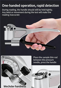 ASIA TRINITY WB92 Yumuşak Metal El Tipi Taşınabilir Sertlik Ölçer Dijital Alüminyum Webster Sertlik Ölçer - Product Image 3