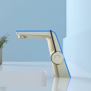 Thông Minh Hiển Thị Kỹ Thuật Số Nhiệt Độ Nước Ice Cột Máy Nước Nóng/Mát Ánh Sáng Môi Trường Xung Quanh Lưu Vực Tap Phòng Tắm Vòi Nước - Product Image 1