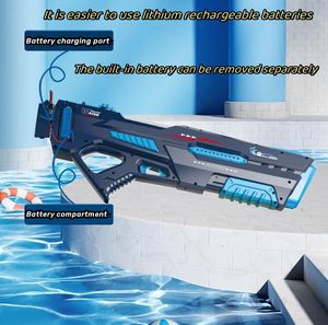 Krachtige Elektrische Waterpistool Automatische Waterspuitpistool Met Lopende Paardenlamp Waterpistool 32ft Bereik Zomer Buiten Speelgoed Voor Kinderen - Product Image 5