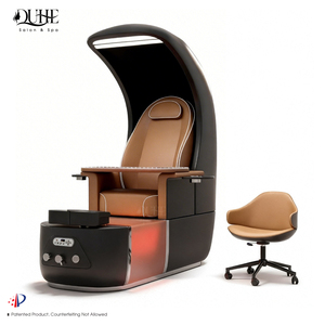 Nuevas llegadas: Silla de pedicura y spa reclinable con sistema de baño de pies sin tuberías para salón de belleza - Product Image 6