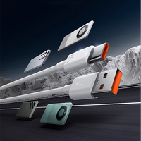 Câble de données USB Type-C à charge rapide pour téléphones Huawei Mate 40, Mate 50, P30, Nova 9, 8, 7, Honor V30, Magic 5 Pro