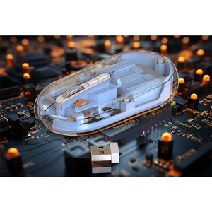 เมาส์ไร้สาย OEM แบบ Dual Mode 2.4G และ Bluetooth 5 ปุ่ม 5 โหมด ความละเอียด 800/1600 DPI ชาร์จไฟได้ พกพาสะดวก สำหรับแล็ปท็อป พีซี และ <span class=keywords><strong>Mac</strong></span> - Product Image 6